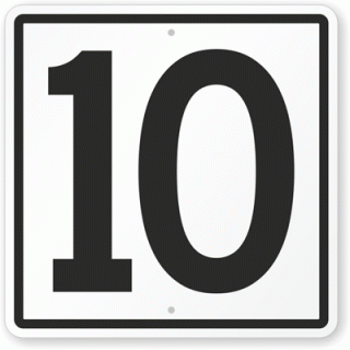 Number 10 Icon Download PNG images