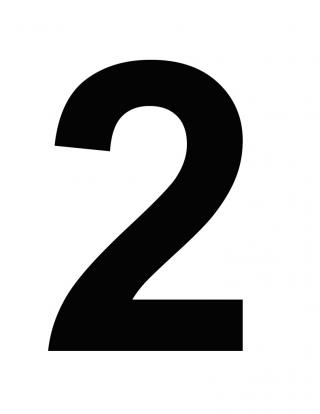 Number 2 Two Png Simple PNG images