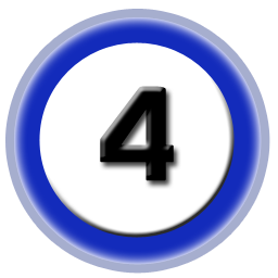 Number 4 Vector Icon PNG images
