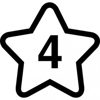 Number 4 Symbols PNG images