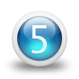 Number 5 Icon, Transparent Number 5.PNG Images & Vector - FreeIconsPNG