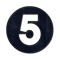 Number 5 Free Icon PNG images