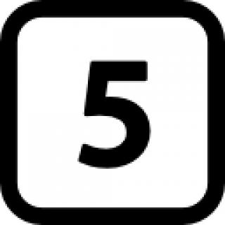 Vector Number 5 Drawing PNG images