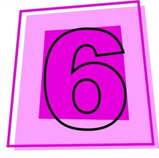 Number 6 Icon Svg PNG images