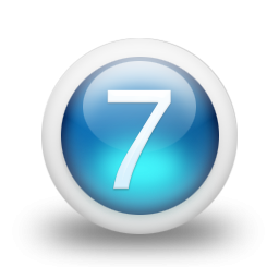 Transparent Number 7 Icon PNG images