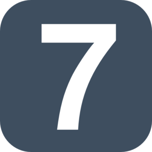 Vector Number 7 Png PNG images