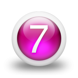 Icon Vector Number 7 PNG images