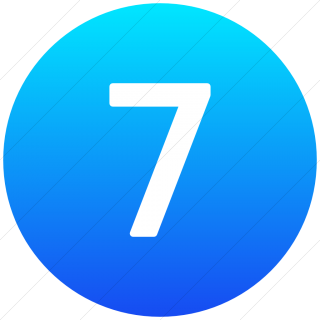 Vector Number 7 Icon PNG images