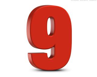 Number 9 Drawing Vector PNG images