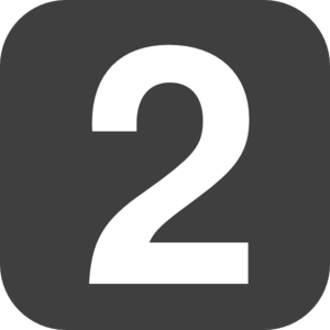 Number Two Icon PNG images