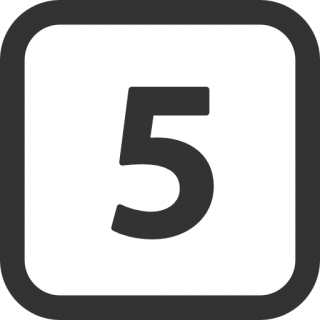 Numbers 5 Icon PNG images