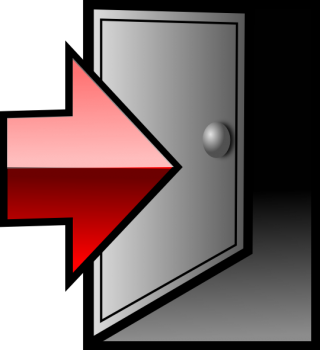 Door, Exit, Log Out, Logout, Sign Out Icon PNG images