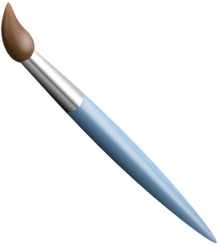 Used Paint Brushes (PNG Transparent)