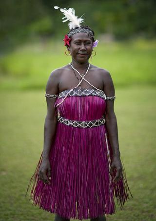 Bougainville Island Traditional Dress Papua New Guinea PNG images