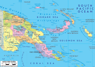 Political Map Of Papua New Guinea PNG images