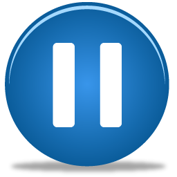 Blue Circle Pause Icon PNG images