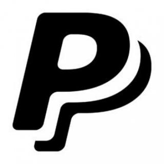 Black Paypal Icon PNG images