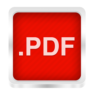PDF Icon Boxed Metal Icons PNG images