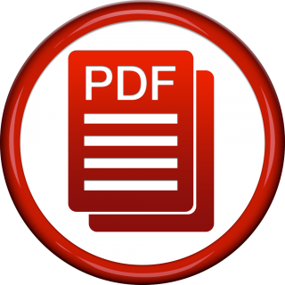 Red Circle With Pdf Icon Png PNG images