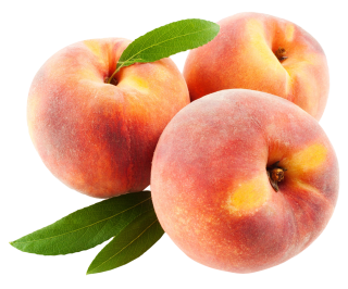 Peach Fruits With Leafs PNG Image PNG images