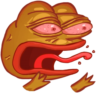 Angry Pepe PNG File PNG images