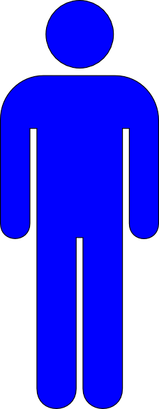 person icon blue