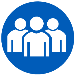 person icon blue