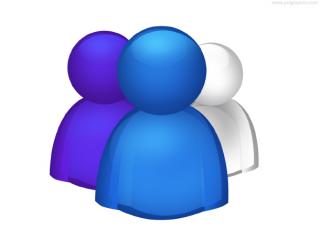 Group Of People Icon, A Group Of Three Persons Made Of A Simple PNG images