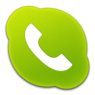 Skype Phone Green Icon Skype Icons SoftIconsm PNG images