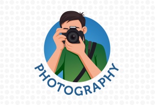 Circle Photography Man Logo PNG PNG images