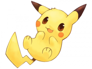 Pikachu com Fundo Transparente - Imagem em Alta Qualidade