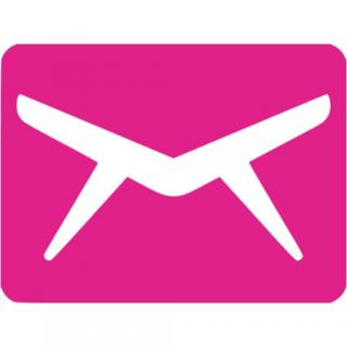 Pink Email Icon PNG images