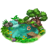 Background Png Transparent Pond Hd PNG images