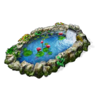 Questitem Burma Lotus Pond Icon Png PNG images