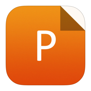 Ppt Flat IOS7 Style Documents Icon PNG images