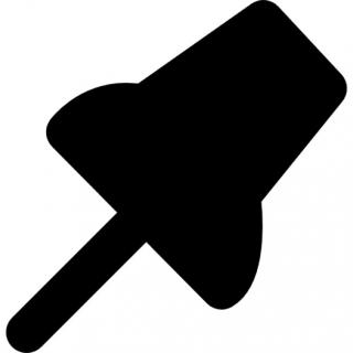 Black Push Pin Icon PNG images