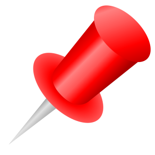 Push Pin Icon Red PNG images