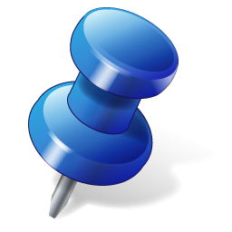 Blue Pushpin Png PNG images