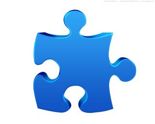 Blue Puzzle Icon PNG images