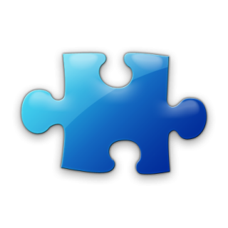 Blue Puzzle Icon PNG images
