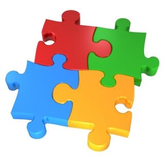 Colorful Puzzle Icon PNG images