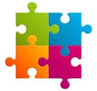 Colorful Puzzle Icon PNG images