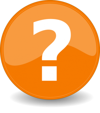 Orange Question Icon PNG images