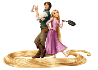 Disney Flynn And Rapunzel Png PNG images