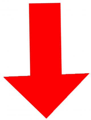 red down arrow transparent