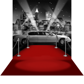 Red Carpet With Limousine Car PNG PNG images