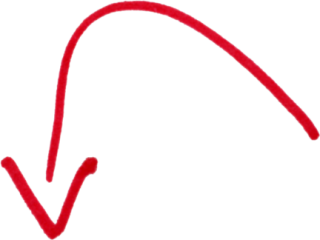 Curved Arrow Red PNG images