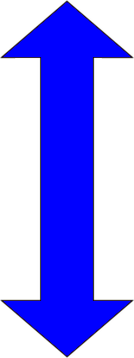 Double Arrow Symbol Blue Png PNG images