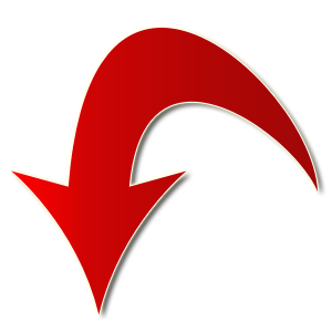 Red Arrow Down PNG images