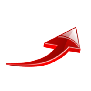 Red Arrow Up PNG images